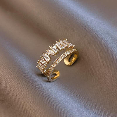 Crown Ring with Zirconia