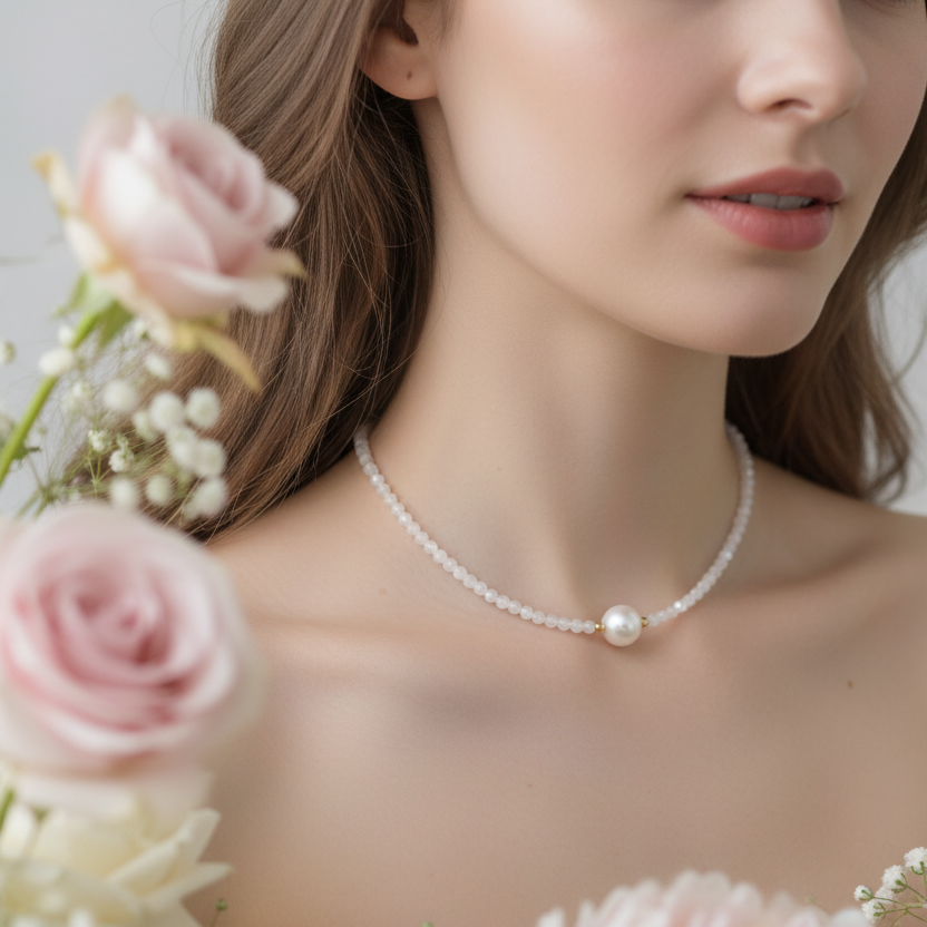 Pearl Birthstone Necklace
