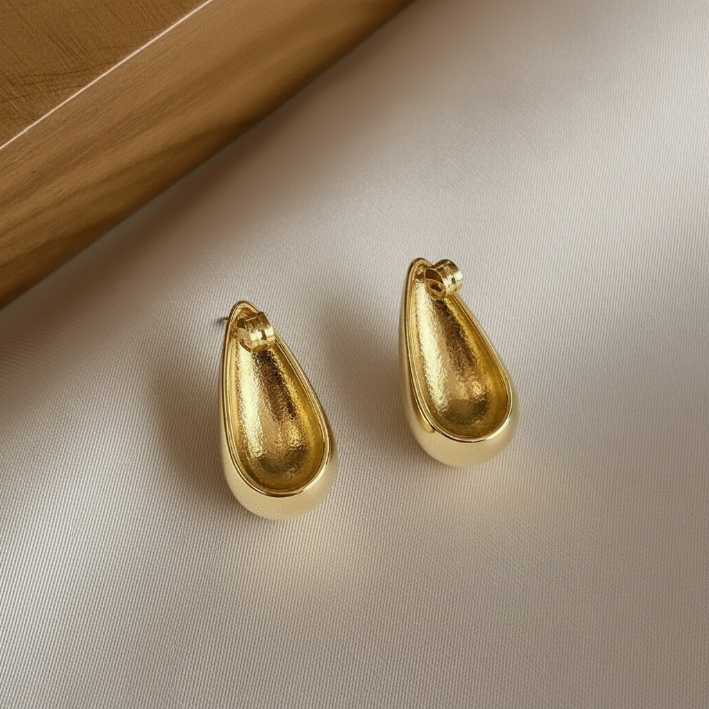 Elegant Golden Drop Earrings