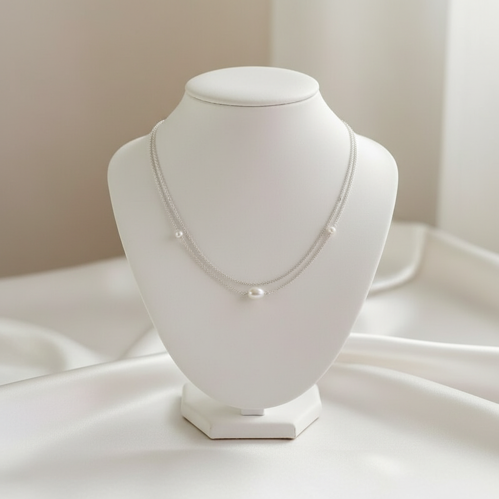 Elegant Small Pearl Necklace