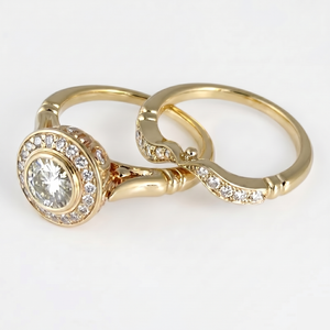 Vintage Gold & Zirconia Ring Pack