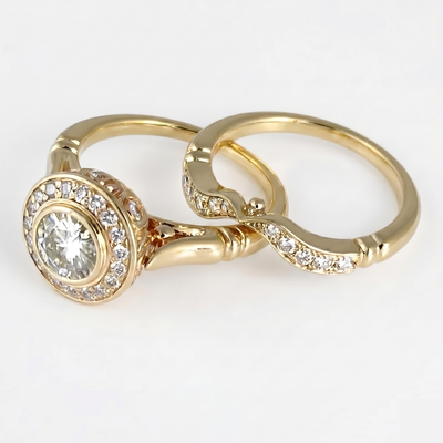 Vintage Gold & Zirconia Ring Pack