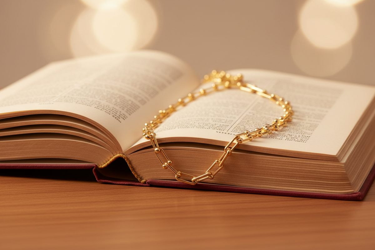 Golden Chained Necklace