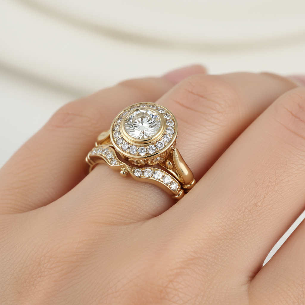 Vintage Gold & Zirconia Ring Pack