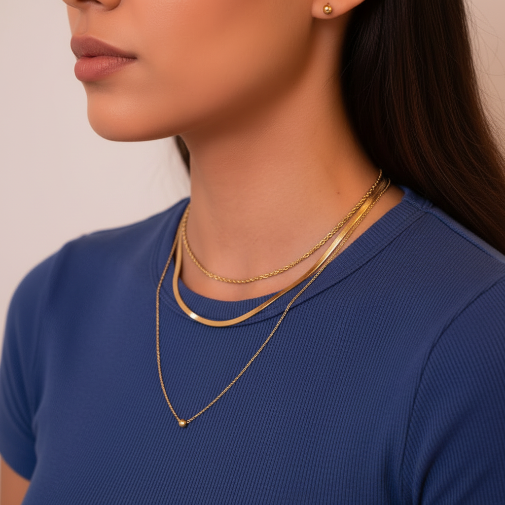 Golden Layered Necklace