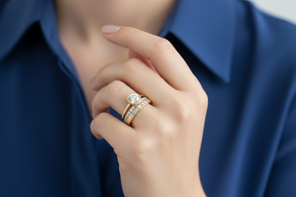 Vintage Bright Ring Set