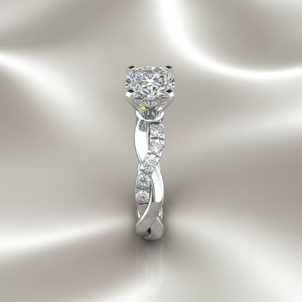 Delysia Two-Tone Zirconia Ring