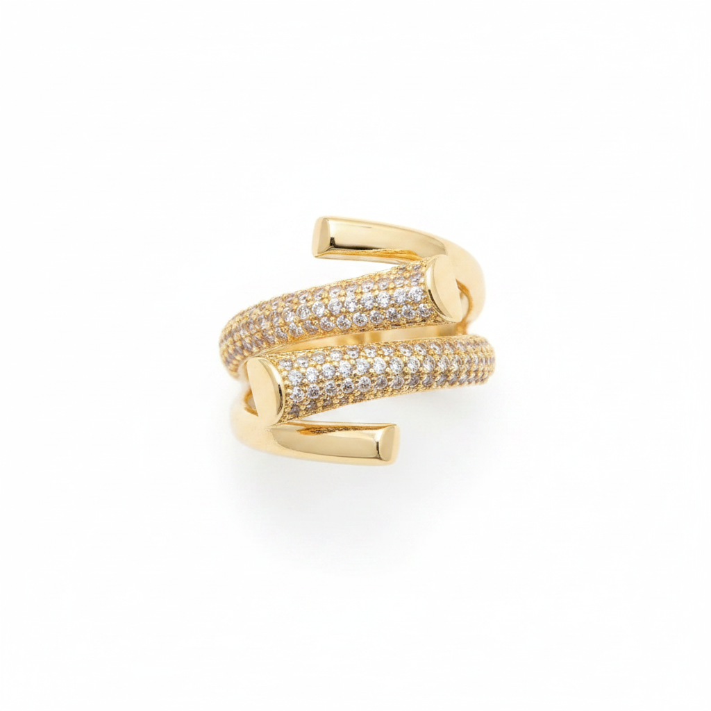 Stone-Set Zirconia Band