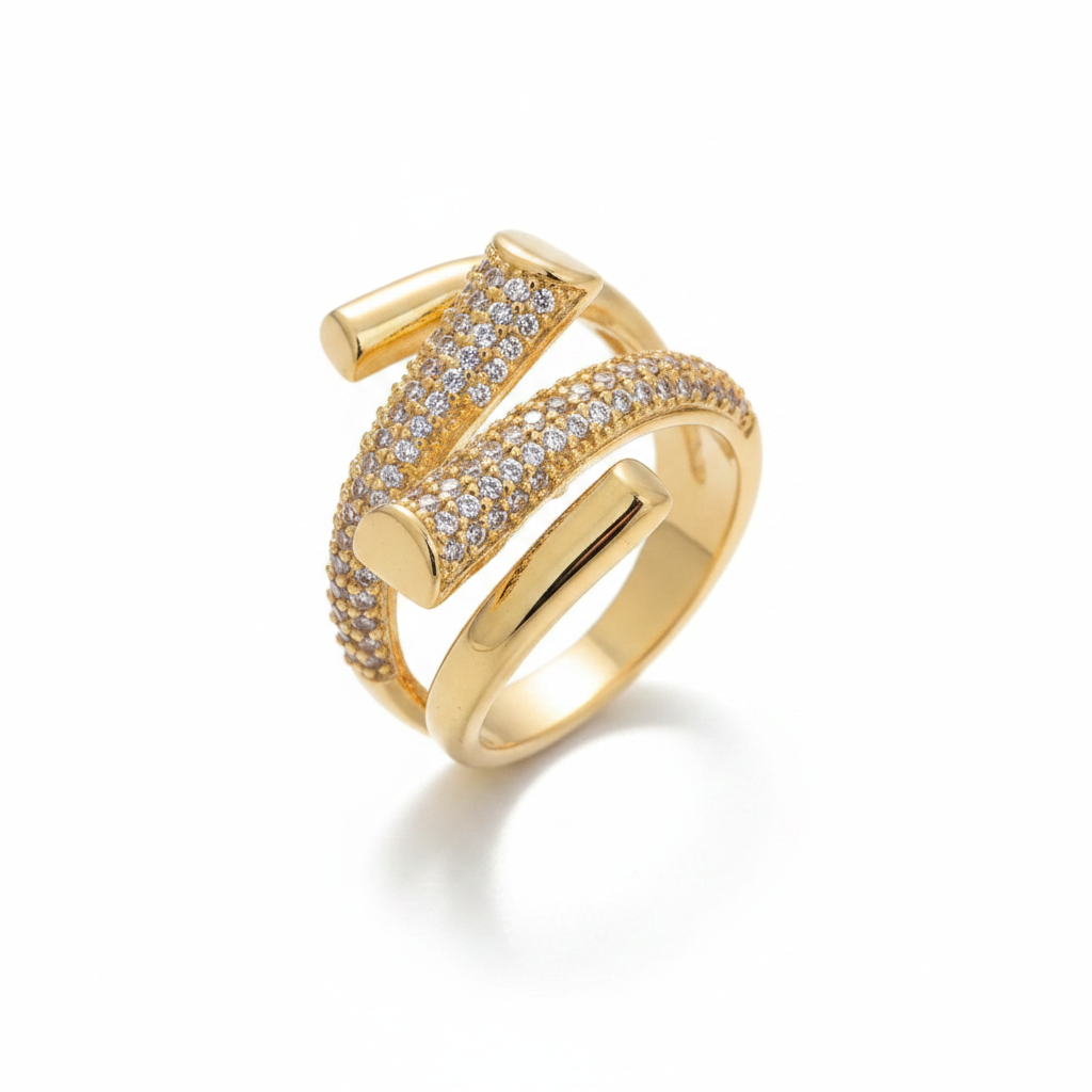 Stone-Set Zirconia Band