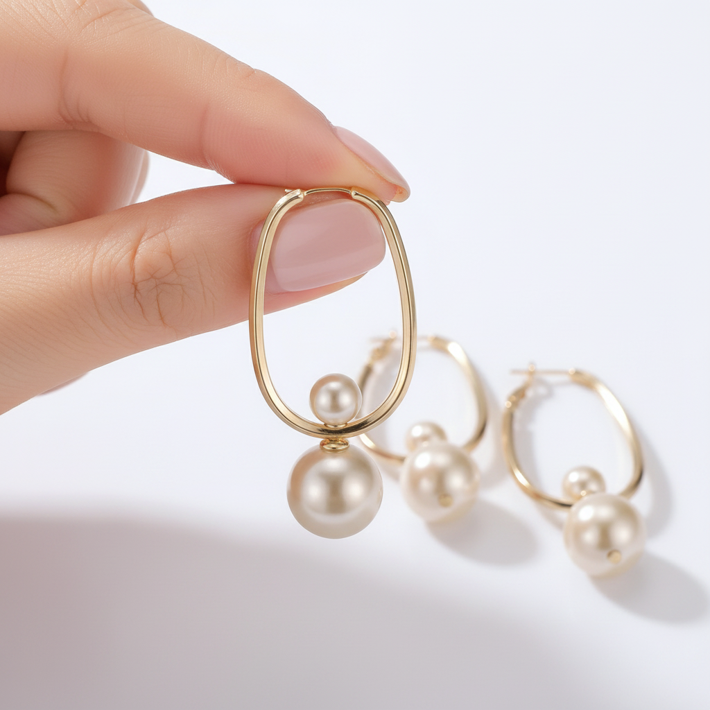 Vintage Charming Pearl Earrings