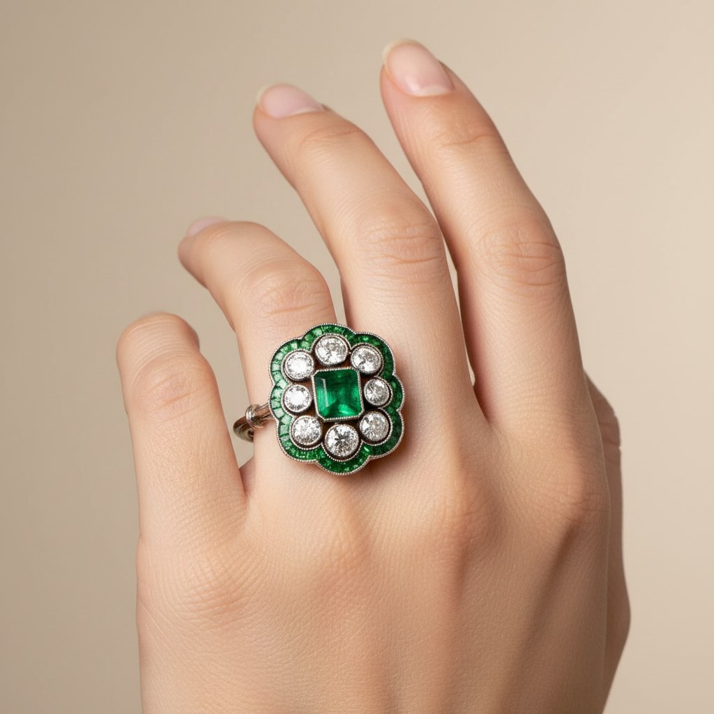 Vintage Emerald Ring