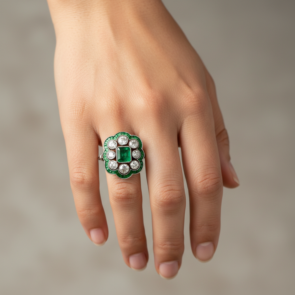 Vintage Emerald Ring