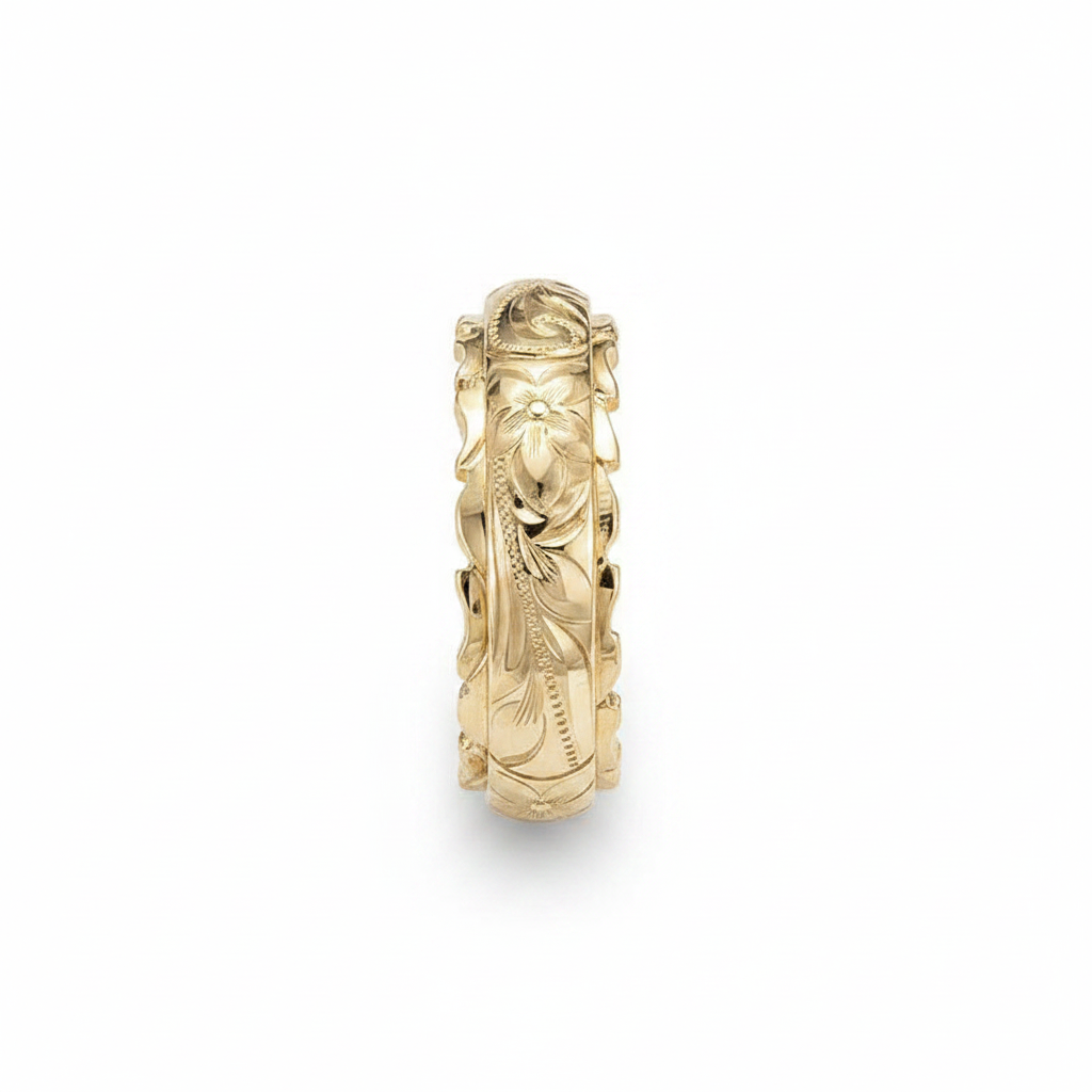 Vintage Gold Flower Ring