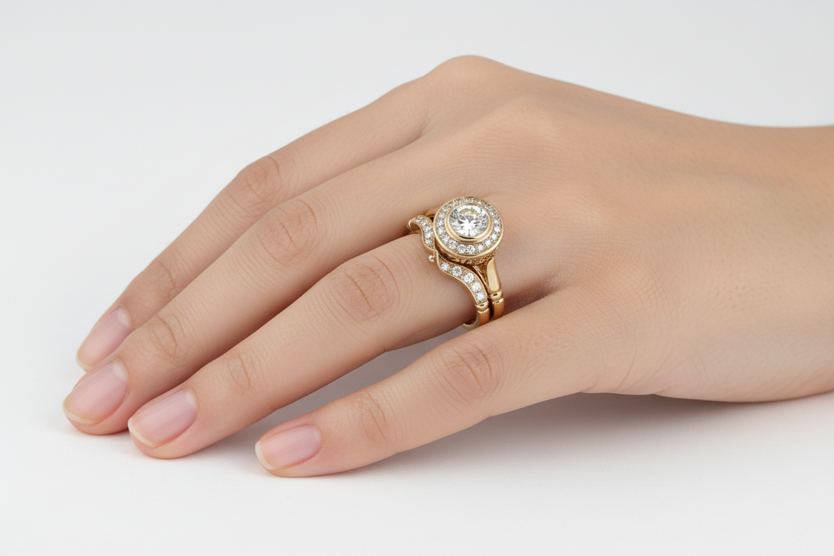 Vintage Gold & Zirconia Ring Pack